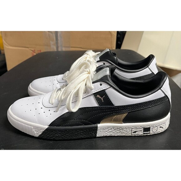 PUMA Clyde Hacked Perf Toe Lace Up Men\'s Sneakers Casual Shoes 37435301 Sz 7C main image 6